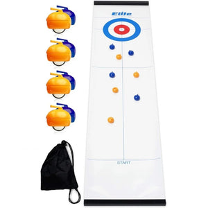 Asztali Curling és Shuffleboard Játék – Hordozható Családi Társas Gyerekeknek és Felnőtteknek - BShopy