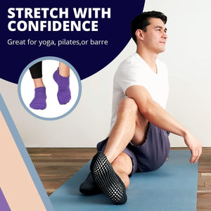 Csúszásmentes Jógazokni és Fitness Bokazokni Csomag (12 pár) – Tapadó PVC Talp - BShopy