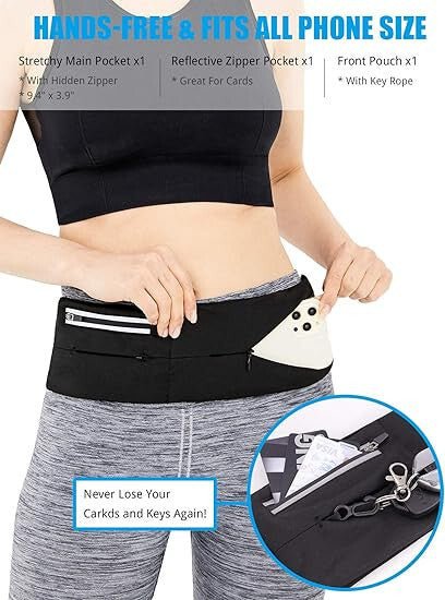 Gisdanchz Övtáska Futóknak, Futóöv (Fekete) - BShopyEONO019_6