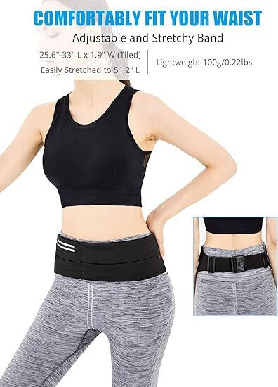 Gisdanchz Övtáska Futóknak, Futóöv (Fekete) - BShopyEONO019_5