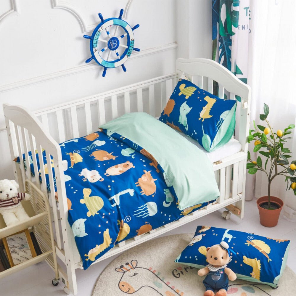 Hoshom Gyermek Ágynemű Szett - Puha, Mosható Gyerek Paplan és Párna - BShopy