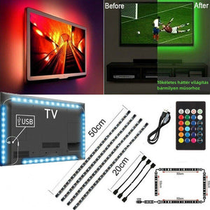 Innolight 4×0,5 m LED Szalag - TV/monitor Háttérvilágítás, Energiatakarékos LED Csík - BShopy