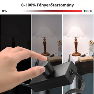 Kábelre Szerelhető LED Fényerőszabályzó (1–50W) – Dimmelhető LED és Halogén Lámpákhoz - BShopy