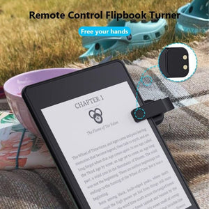 Kompakt RF Oldalforgató Bluetooth Távirányítóval és Töltőtokkal - Olvasáshoz és Fotózáshoz, Többplatformos Használatra - BShopy