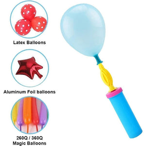 Linsition Kézi lufifújó pumpa - 2 Darabos Lufi Fújó Pumpa Készlet Dekoráláshoz és Bulikhoz - BShopy
