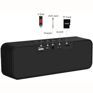 Muzili Vezeték Nélküli Bluetooth Hangszóró - Fekete - BShopy