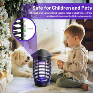 PALONE LT806 Elektromos Rovarcsapda UV Fénnyel - Szúnyogirtó Lámpa, 20W, 4500V, IPX4, 100 m²-BShopy