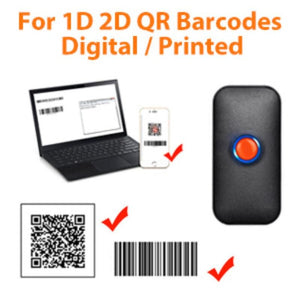 Tera 1100 Hordozható Vonalkódolvasó – 1D/2D, QR - Kód, USB, Bluetooth, Vezeték Nélküli - BShopy