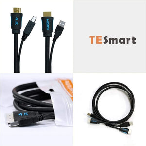 TESmart 2 az 1 - ben HDMI + USB KVM kábel – USB - A / USB - B, KVM Switchekhez - BShopy