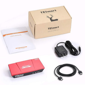 TESmart HDMI Splitter – 1x2 (1 bemenet 2 kimenet), 4K@60Hz, EDID, CEC, HDCP 2.2 - BShopy