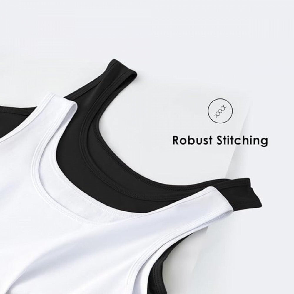 YouShow Férfi Sport Atléta, Trikó Szett S - es 5 db - os (Fehér) - BShopy5 db - os atlétatrikó csomagfehér atlétatrikóférfi trikóX001AZQWS1_1