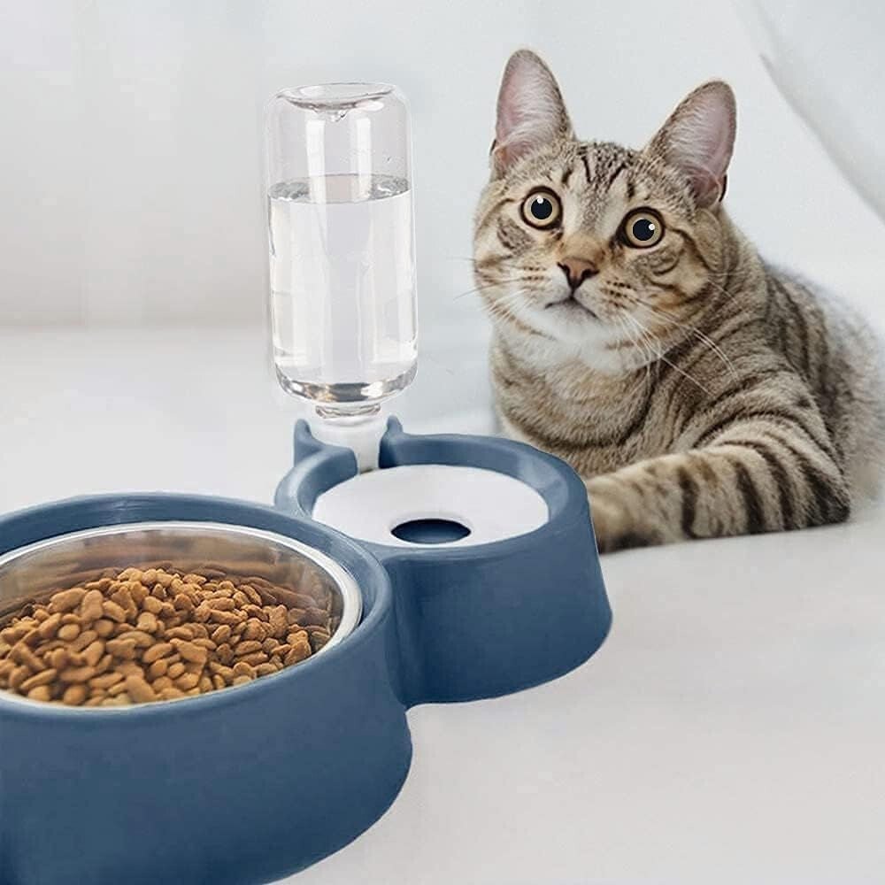 Zonsuse Macsaka Etetőtál Automatikus Vízadagolóval - BShopyetető tál vízadagolóvalháziállat etetőmacska etető 2 - az - 1 - benX0018W8GWL_5