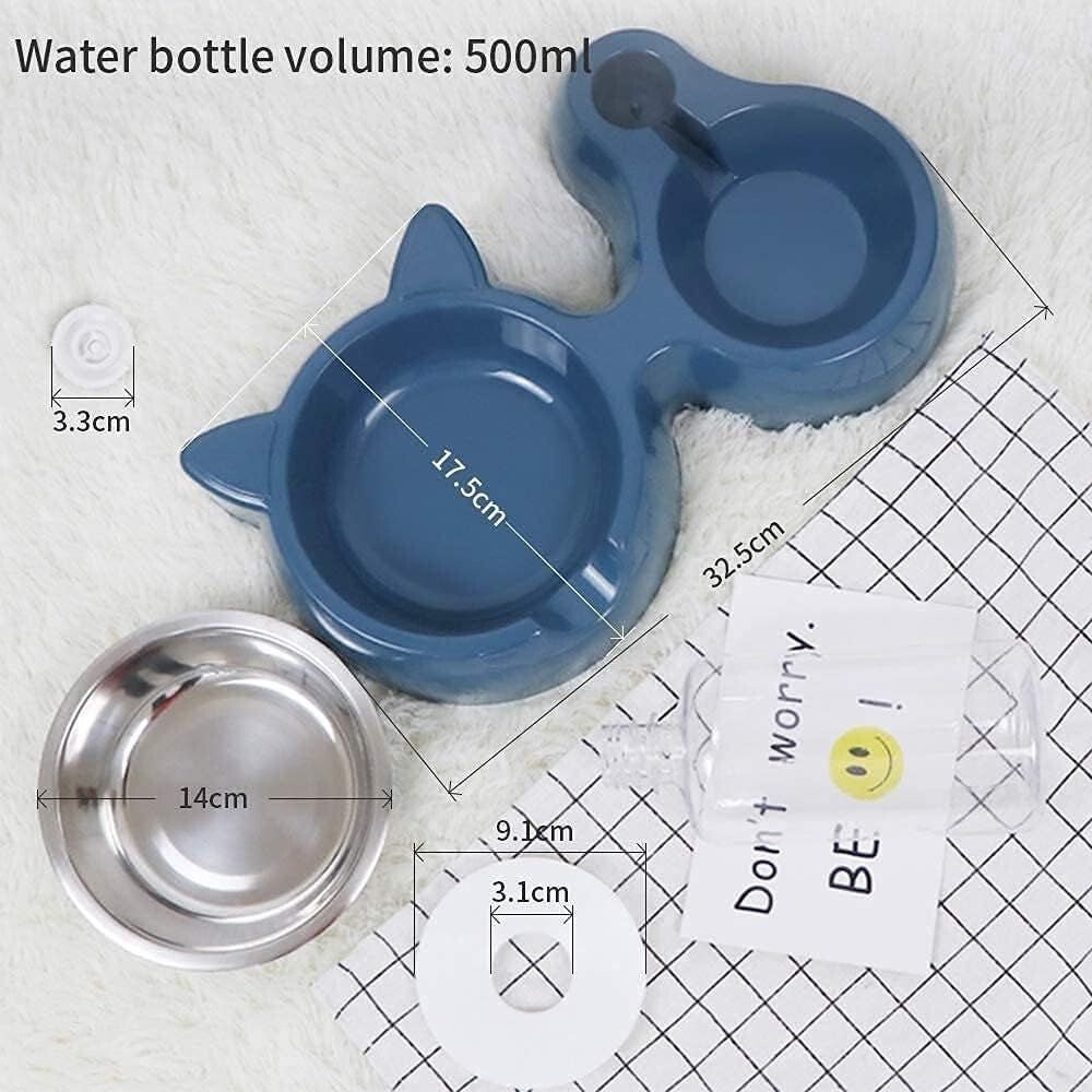 Zonsuse Macsaka Etetőtál Automatikus Vízadagolóval - BShopyetető tál vízadagolóvalháziállat etetőmacska etető 2 - az - 1 - benX0018W8GWL_7