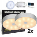 2 db 16 LED - es Mozgásérzékelős Éjszakai Lámpa – USB - s, Sárga Fényű - BShopy