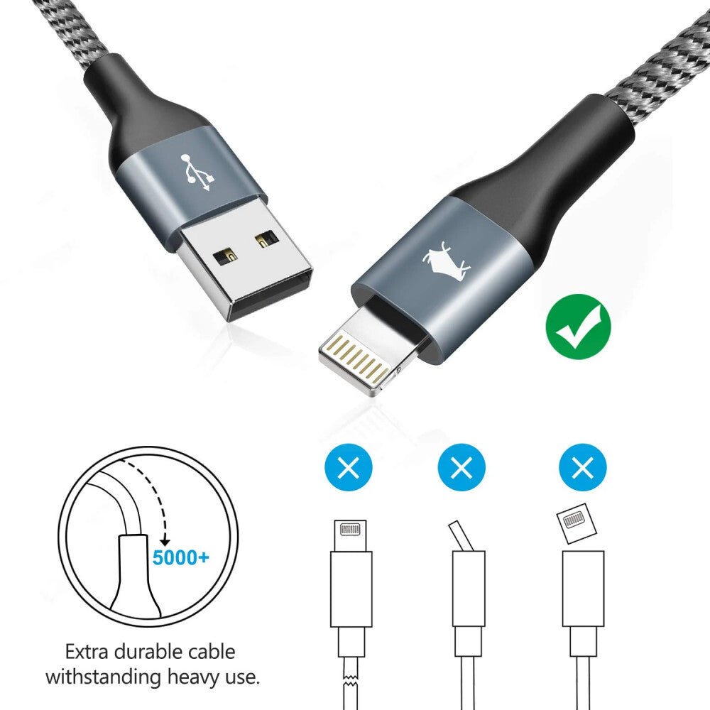 Amoner iPhone Gyorstöltő Kábel 1,8m - BShopy