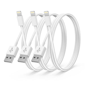 Apple MFi Tanúsítvánnyal Rendelkező iPhone Töltőkábel - Lightning - USB, 3m, Fehér - BShopy