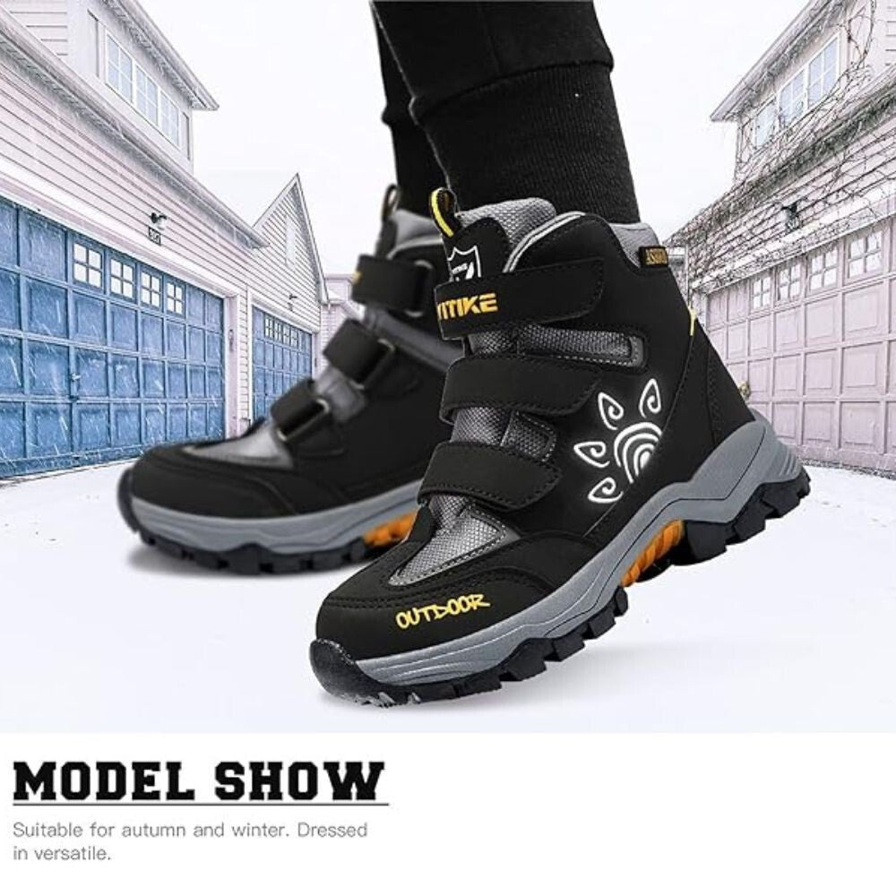 ASHION Gyerek Téli Cipő 31 - es - Sárga - Fekete Meleg Csúszásgátló Lábbeli - BShopy31 - es gyerekcipőASHION gyerek cipőcipő iskolábaX001EZ35OB_6