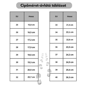 ASHION Téli Cipő 25 - ös (Sötétkék - Fekete) - BShopy