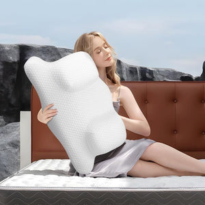 Benazcap Memory Foam Szépségpárna - Fehér, Arcbőrbarát - BShopy