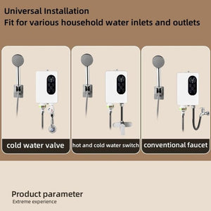 BLux Azonnali Elektromos Vízmelegítő Mini Méretben – Fehér, Energiatakarékos Gyors Melegítéshez - BShopy
