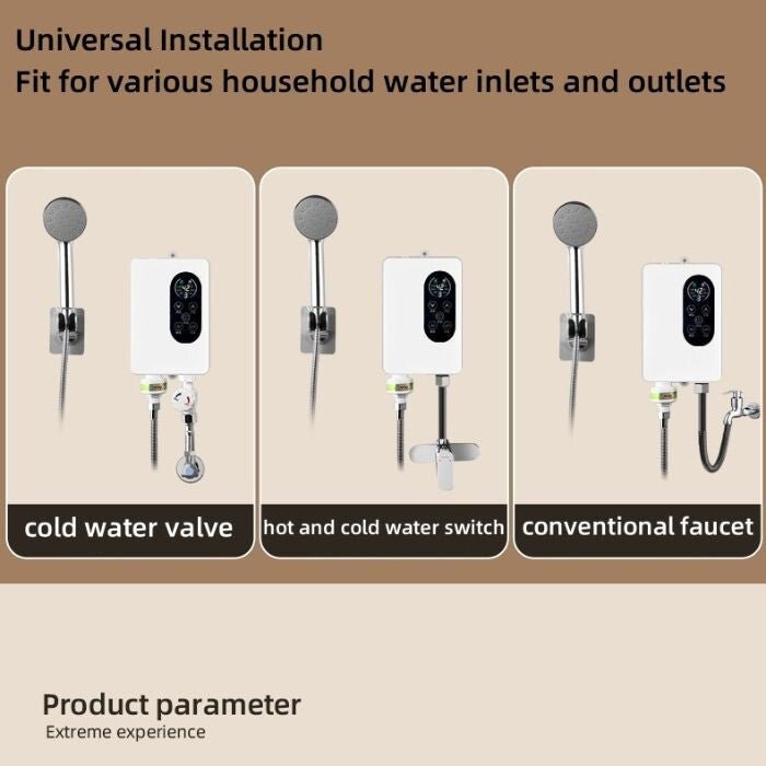 BLux Azonnali Elektromos Vízmelegítő Mini Méretben – Fehér, Energiatakarékos Gyors Melegítéshez - BShopy