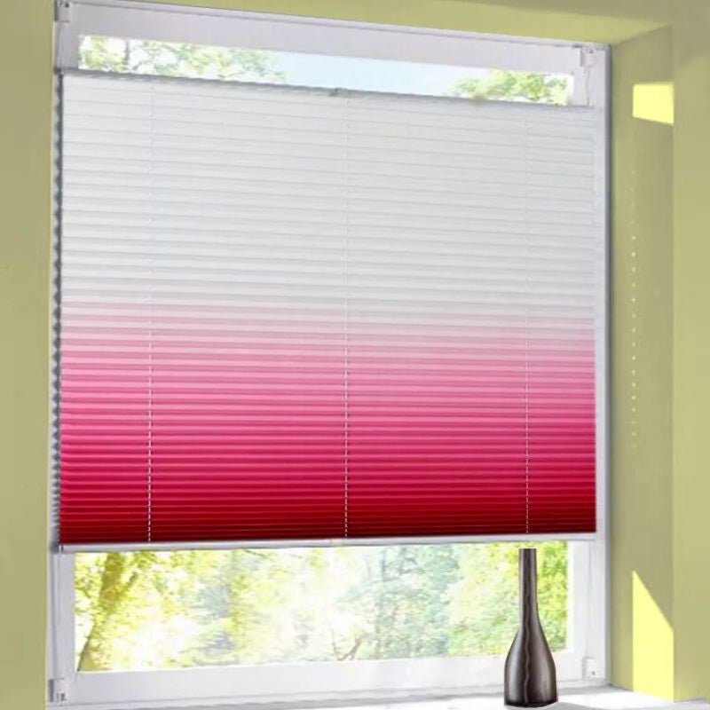 Blux Designer Sötétítő Roló 110 x 130 cm, Rózsaszín - Fehér - BShopy