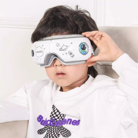 BLux Gyerek Szemmasszírozó 3 Üzemmóddal - Párnázott, Asztronauta Mintás - BShopyBS1001_0