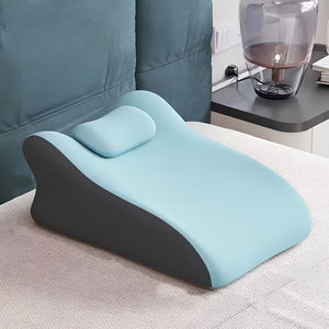 Blux Kényelmes Memóriahabos Pihenőpárna Hason Alváshoz – 42×60×23 cm - Világoskék-BShopy