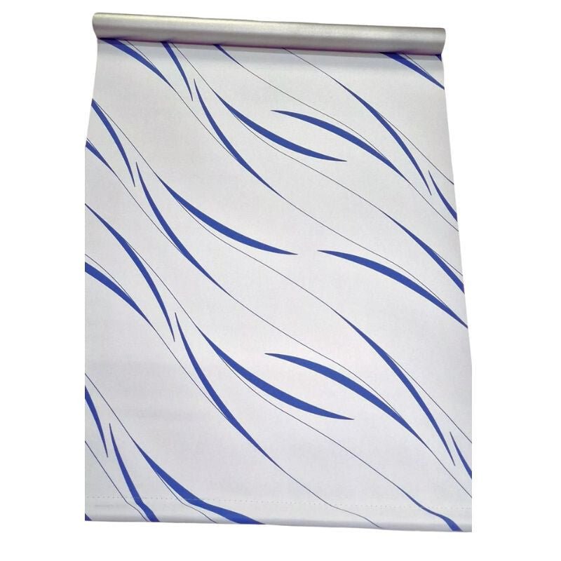 Blux Klemmfix roló 60 - 150 cm, Fehér - Kék - BShopy