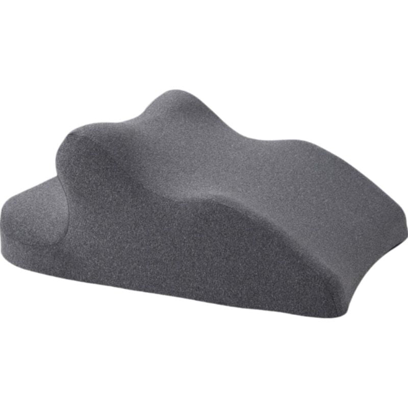 Blux Memóriahabos Multifunkciós Támasztó Párna – Háttámasz, Relax és Hason Fekvő Használatra (65×46×26 cm, Sötétszürke)-BShopy