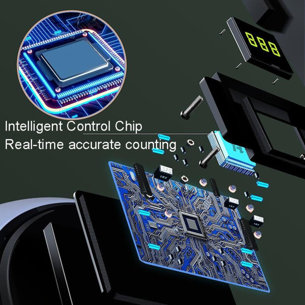 Blux Okos Hulahopp Karika Súllyal – Állítható Méretű max. 110 cm, Lila, Alakformáló Fitness Karika - BShopy