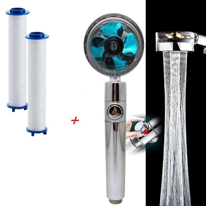 Blux Víztakarékos Zuhanyrózsa Szűrőbetéttel – 2 Ajándék Szűrővel - BShopy