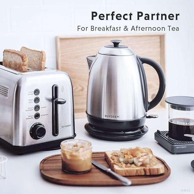 Buydeem Elektromos Vízforraló 1,7l (Ezüst) - BShopy6950386611649_4