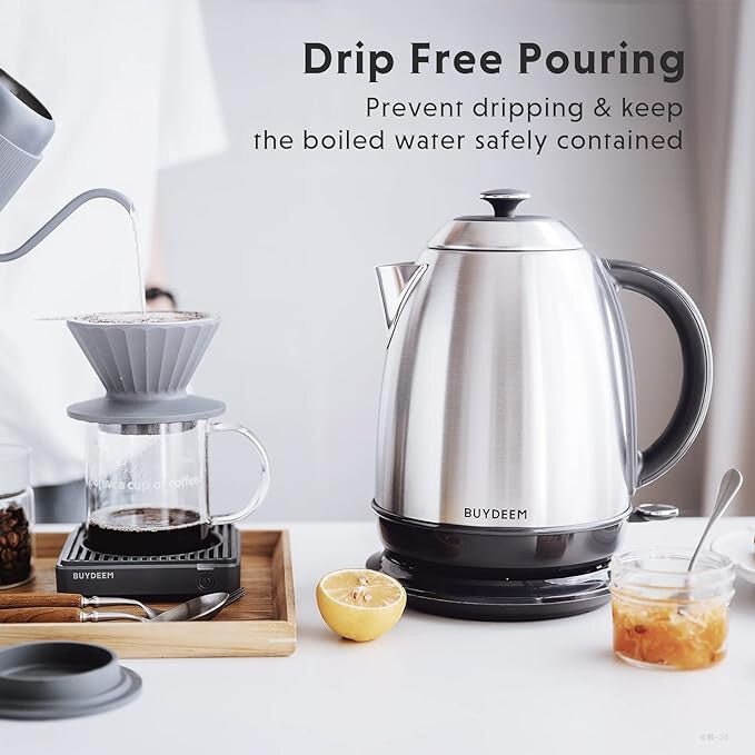Buydeem Elektromos Vízforraló 1,7l (Ezüst) - BShopy6950386611649_3