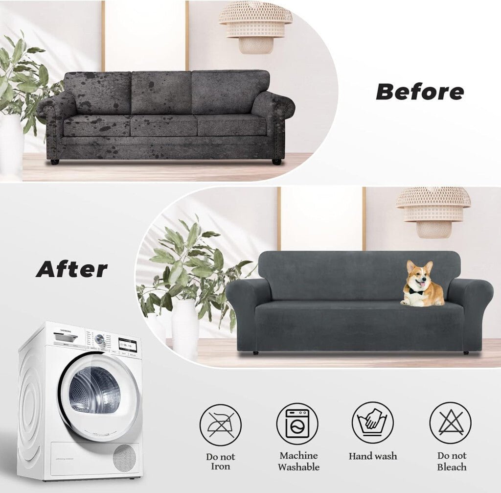 Couchsavers 2 Személyes Kanapéhuzat (sötét szürke) - BShopy626107004003_3