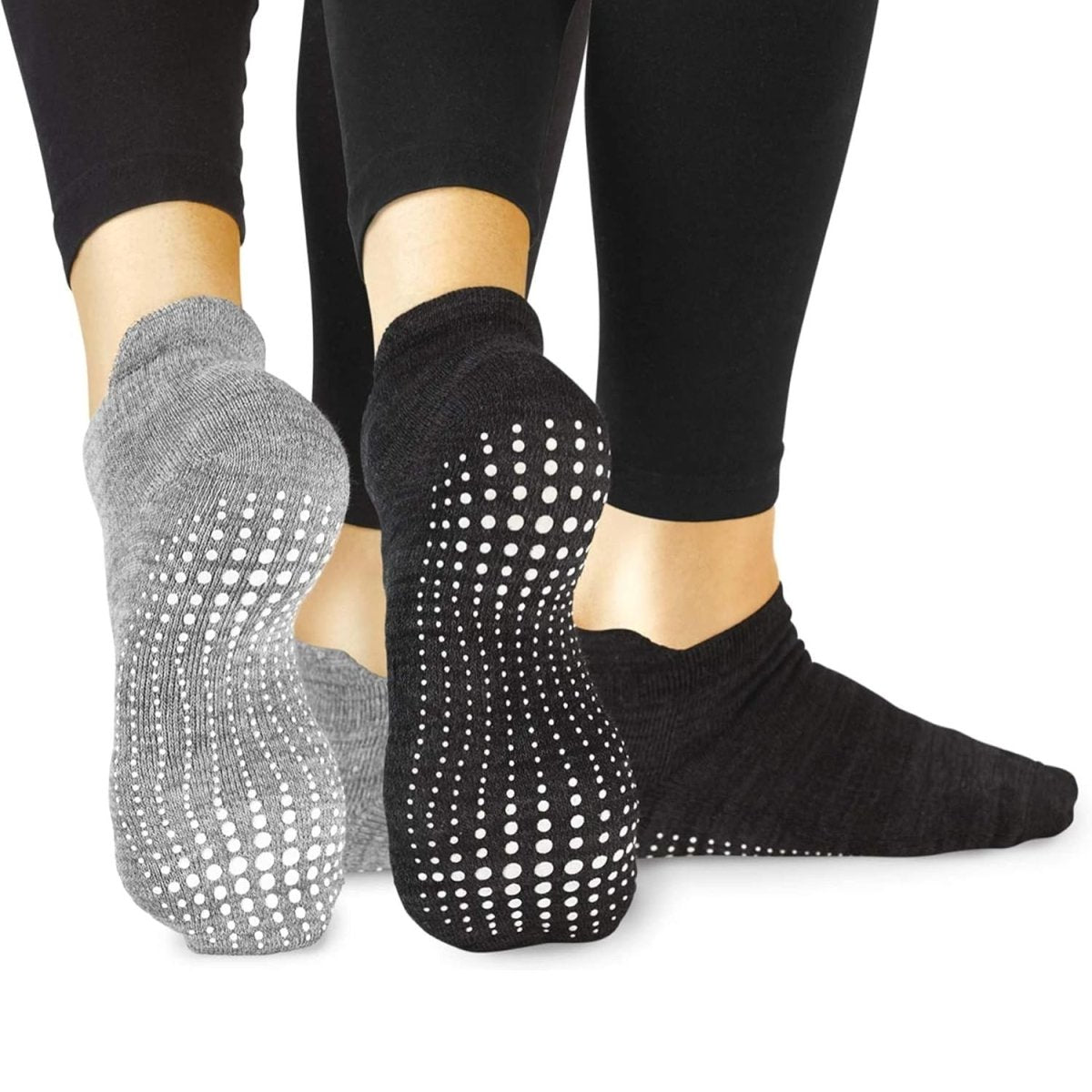 Csúszásmentes Jógazokni és Fitness Bokazokni Csomag (12 pár) – Tapadó PVC Talp - BShopy