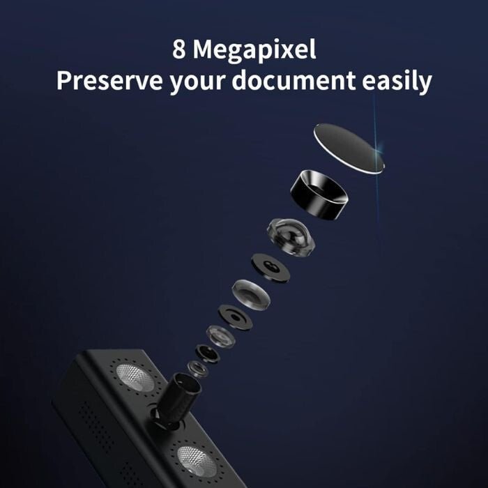 CZUR Shine 800 Pro A4 Dokumentumszkenner – USB Csatlakozóval, Gyors Szkennelés - BShopy