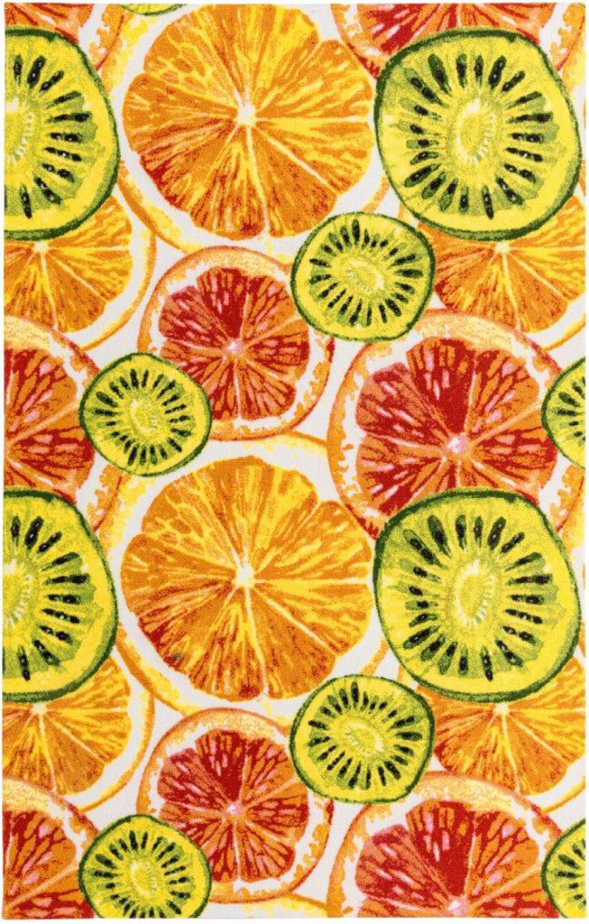DECOMALL Gyümölcsmintás Kültéri Szőnyeg 80x150cm - BShopy