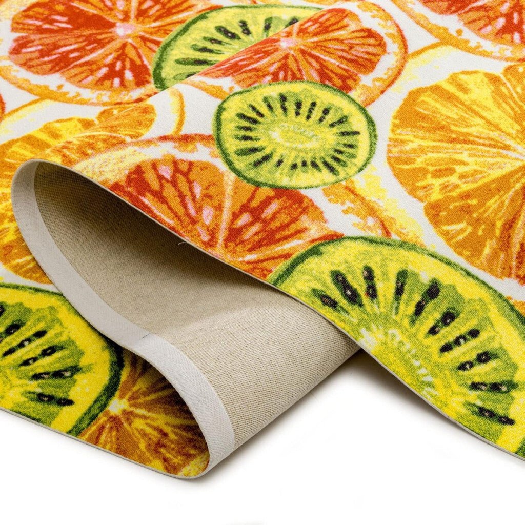 DECOMALL Gyümölcsmintás Kültéri Szőnyeg 80x150cm - BShopy