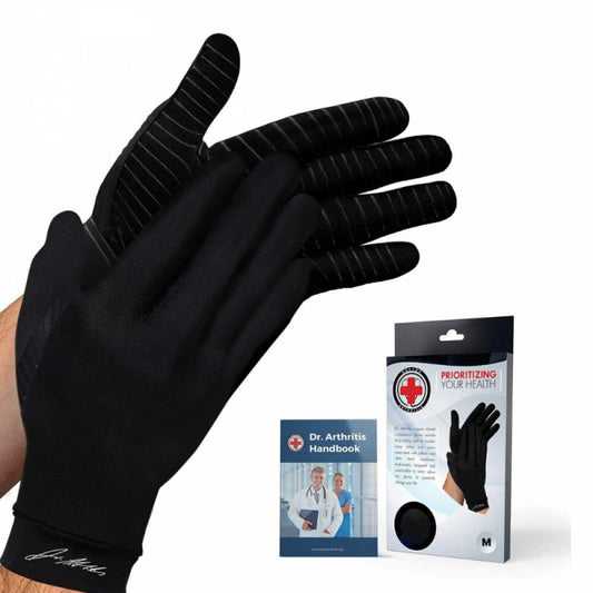 Dr. Arthritis Kompressziós Artritisz Kesztyű - L Méret, Nyitott Ujjas - BShopyX000LHVJC3_0