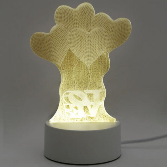 DreamLED Dekoratív LED Lámpa, 3D Szív Alakú Léggömbök - BShopySYYP258AB_0