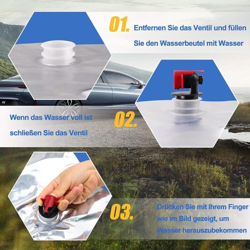 Foinwer Steril Folyadéktartó Tasak Szett– 30 L, 10 db, Dupla Tömítéssel - BShopyX001L66MYX_4