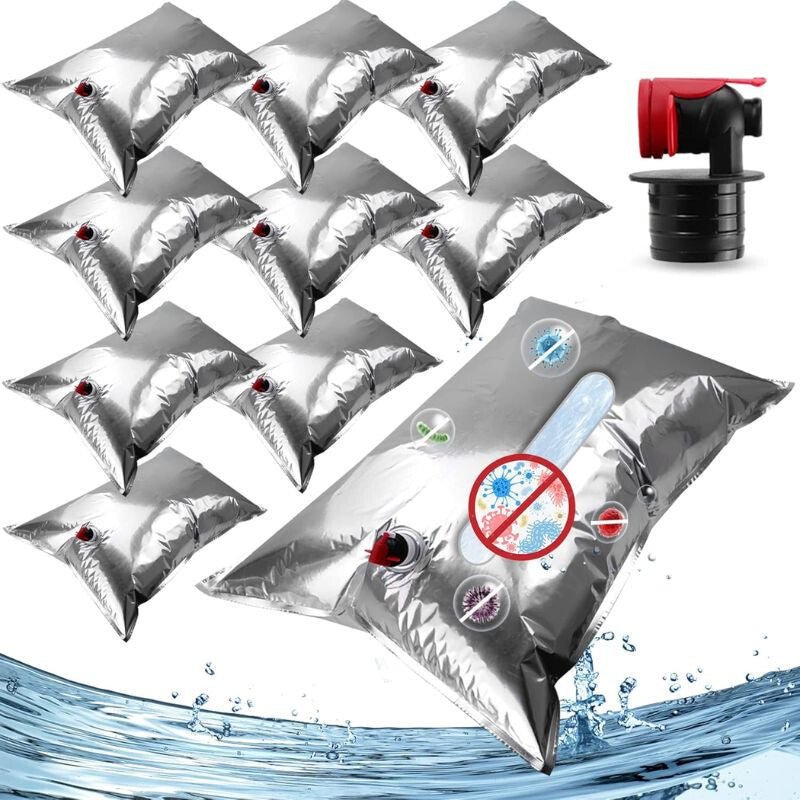 Foinwer Steril Folyadéktartó Tasak Szett– 30 L, 10 db, Dupla Tömítéssel - BShopyX001L66MYX_0