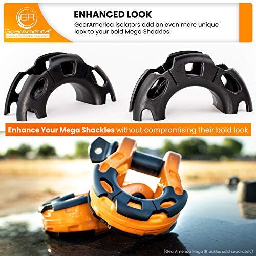 GEAR AMERICA Mega Shackle® Szigetelők (2db) - BShopy