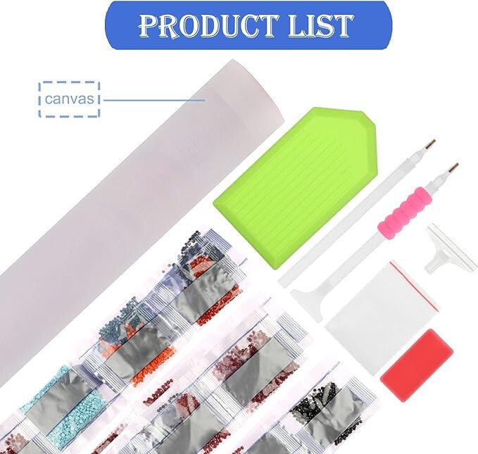 Gyémántfestő Készlet Ló Mintával 35 x 25 cm - BShopyX0011G1R7Z_4