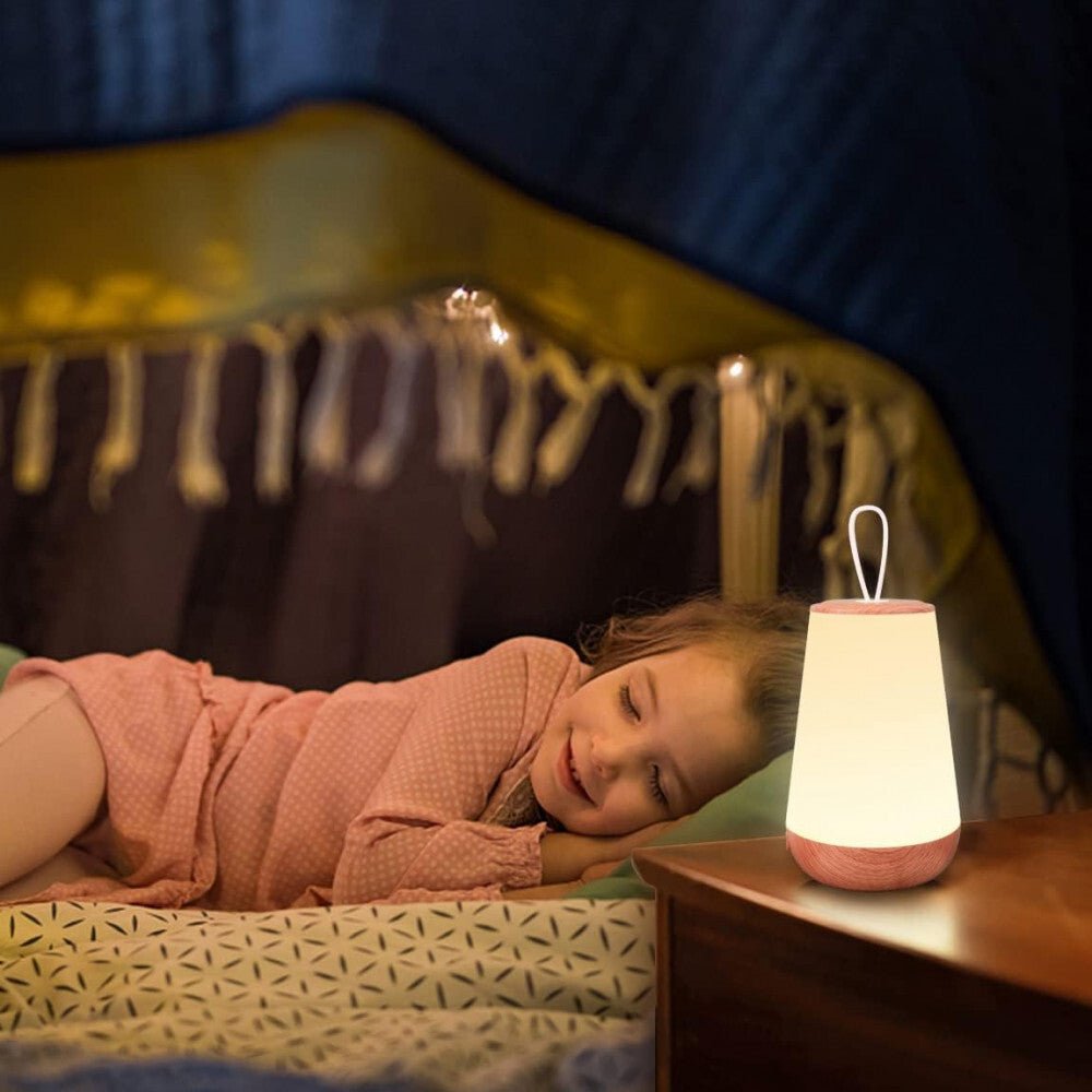 LED Éjszakai Lámpa - Faerezett Mintás, Meleg Fényű, Hálószobai Asztali Lámpa - BShopyX001S43197_4