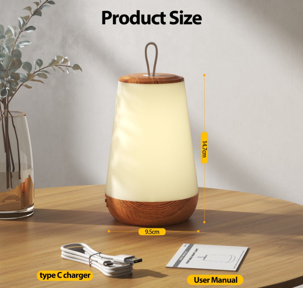 LED Éjszakai Lámpa - Faerezett Mintás, Meleg Fényű, Hálószobai Asztali Lámpa - BShopyX001S43197_2