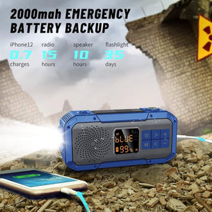 Multifunkciós Rádió - Bluetooth, Powerbank és Vészlámpa-BShopy