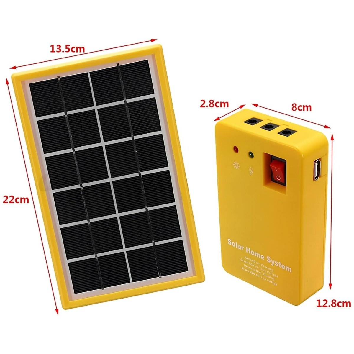 Napelemes Töltő 7V 3W Vezérlőkábellel - Hordozható Mini Solar Panel-BShopy