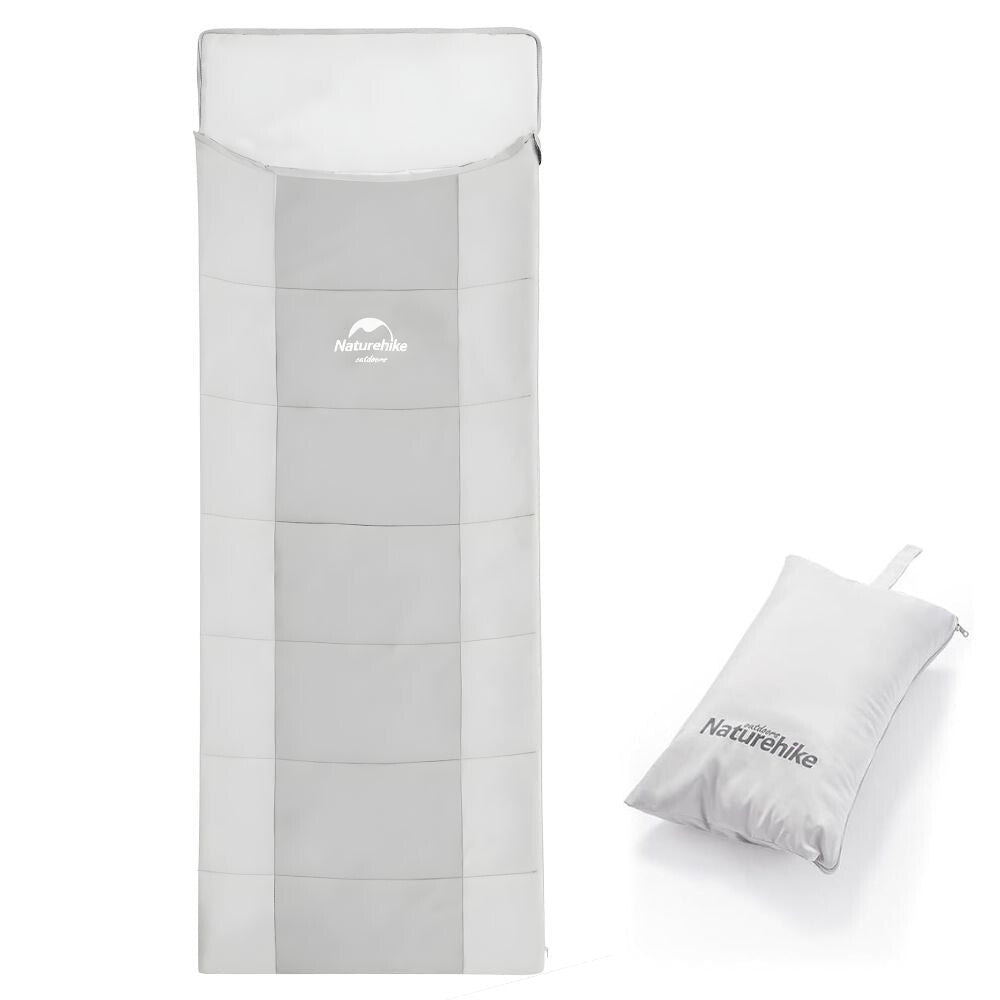 Naturehike Ultrakönnyű Nyári Hálózsák Párnatartó Zsebbel – Összekapcsolható (820 g), Szürke - BShopy